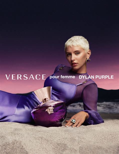 versace dylan purple model|Versace dylan purple commercial.